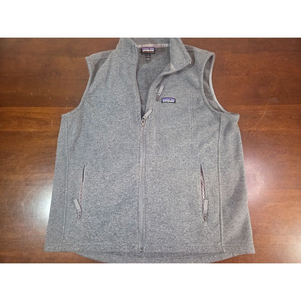 Patagonia Better Sweater Fleece Vest Mens Large Gray Full Zip Sleeveless